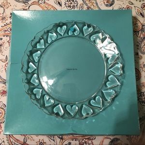 Tiffany & Co. Crystal Heart Plater
